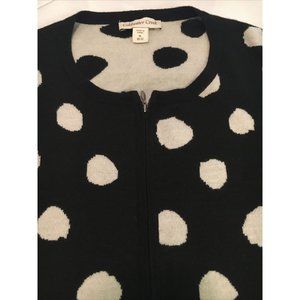 coldwater creek sweater cardigan M Zipper Front Wo